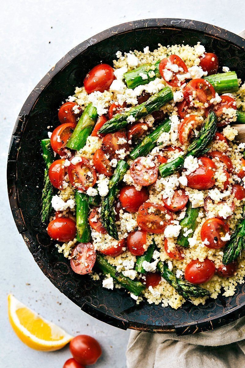 Asparagus salad is a favorite among spring recipes.