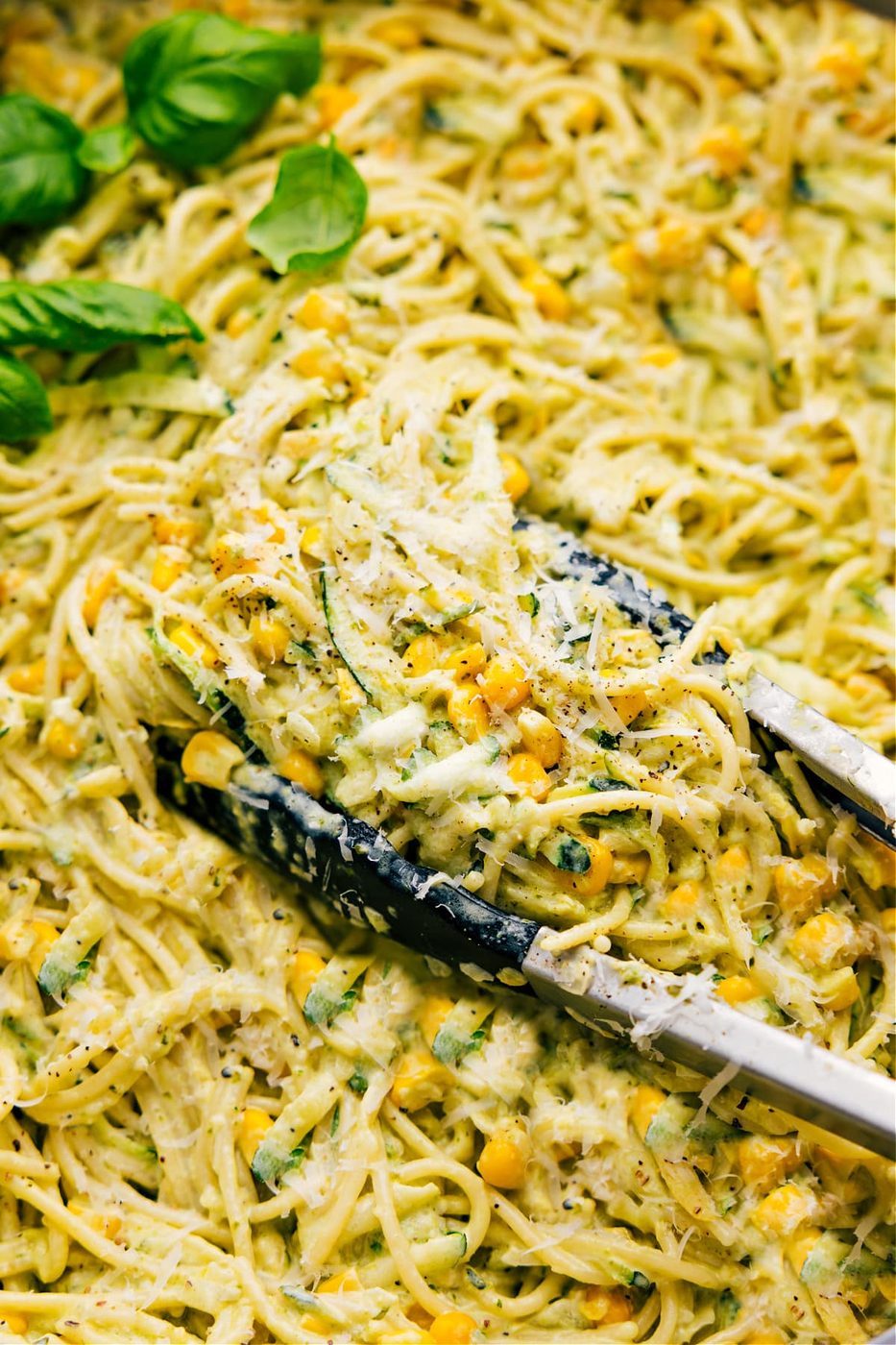 Zucchini Squash Pasta for Supper