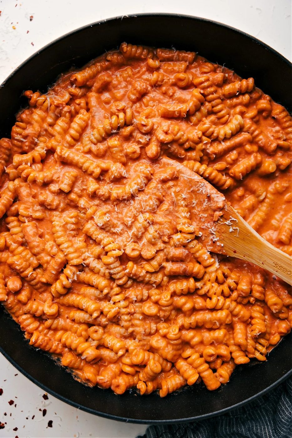 Creamy tomato pasta from the pasta recipes roundup, ready in just 30 minutes.