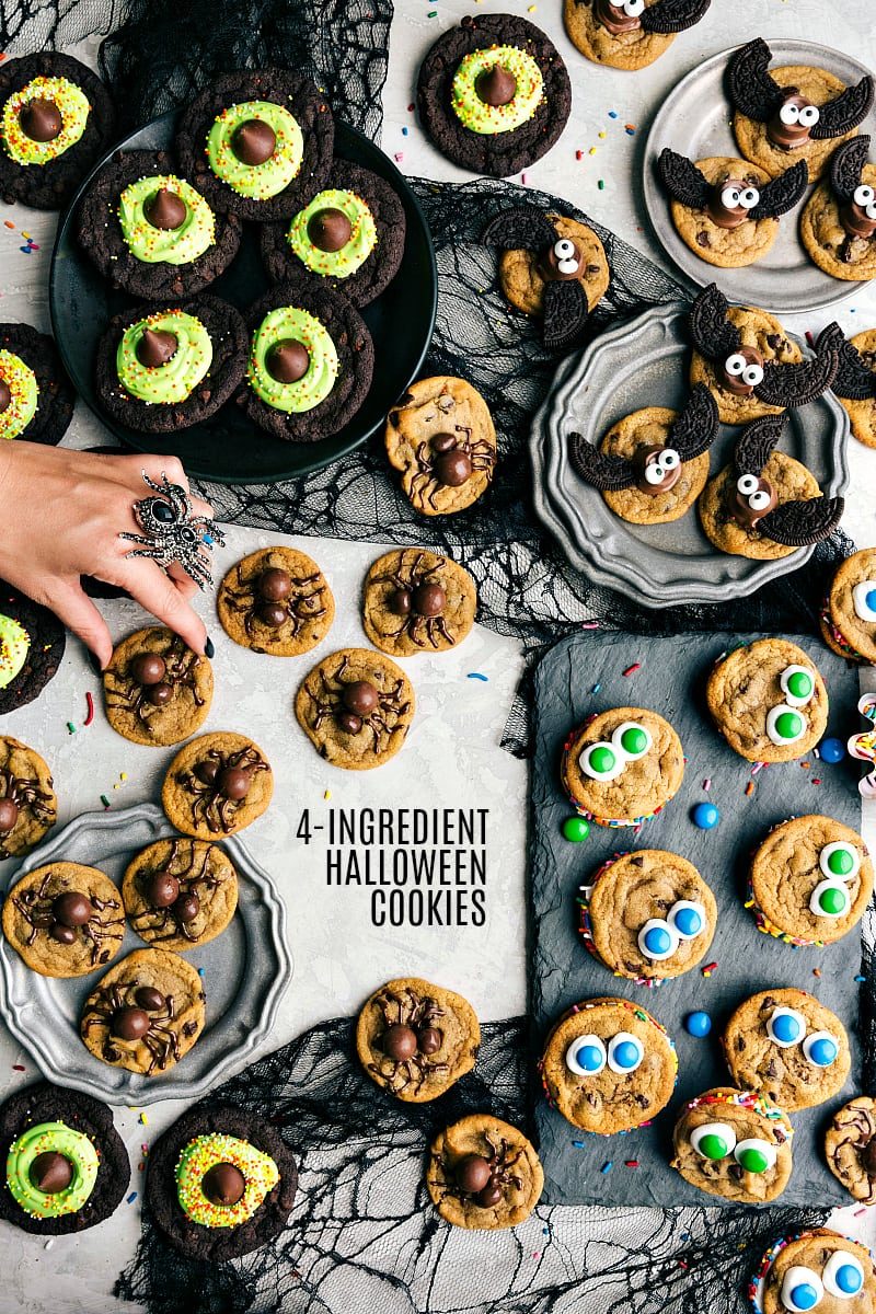 4 Straightforward Halloween Cookies