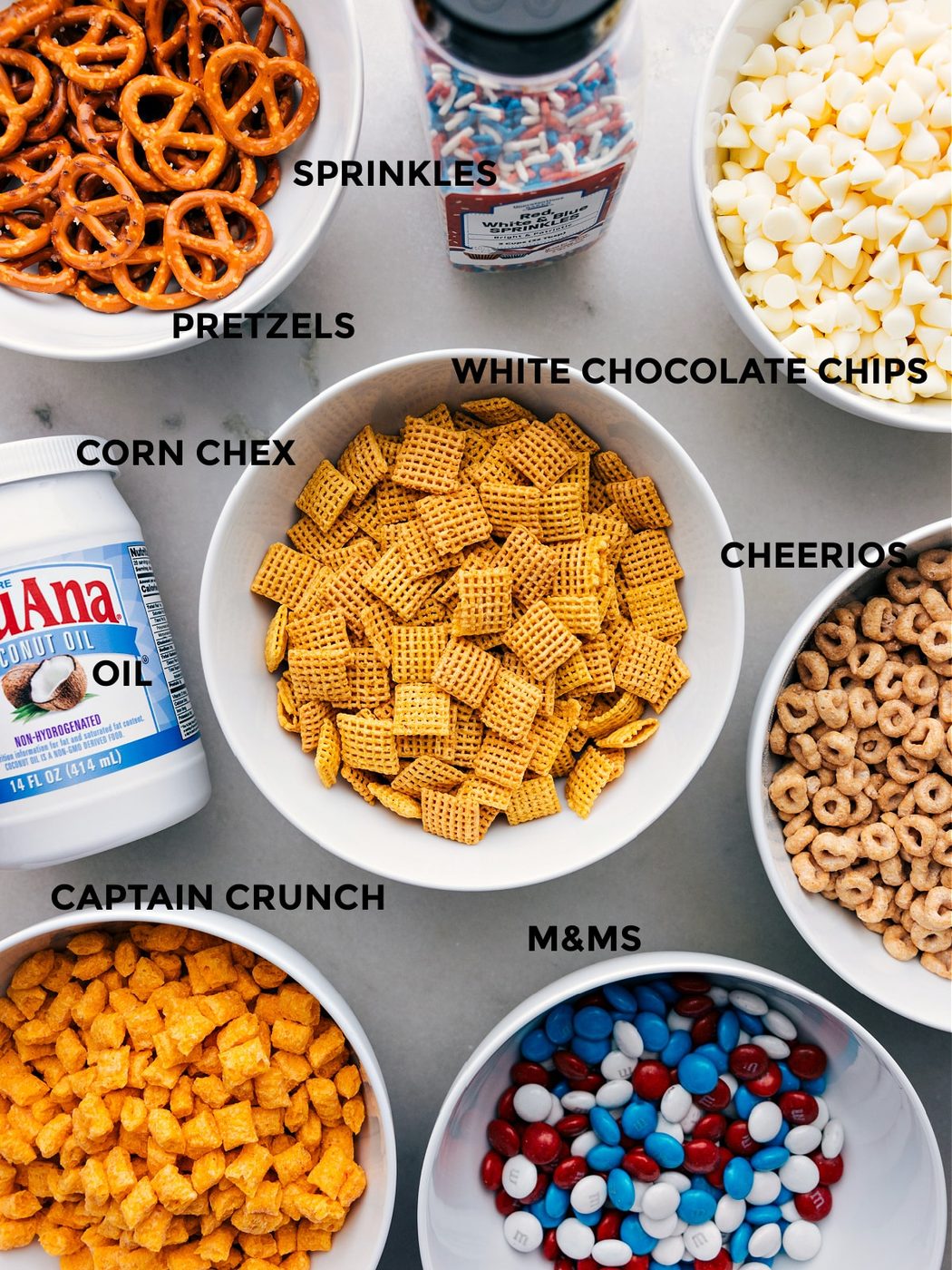 All the ingredients prepped for straightforward assembly.