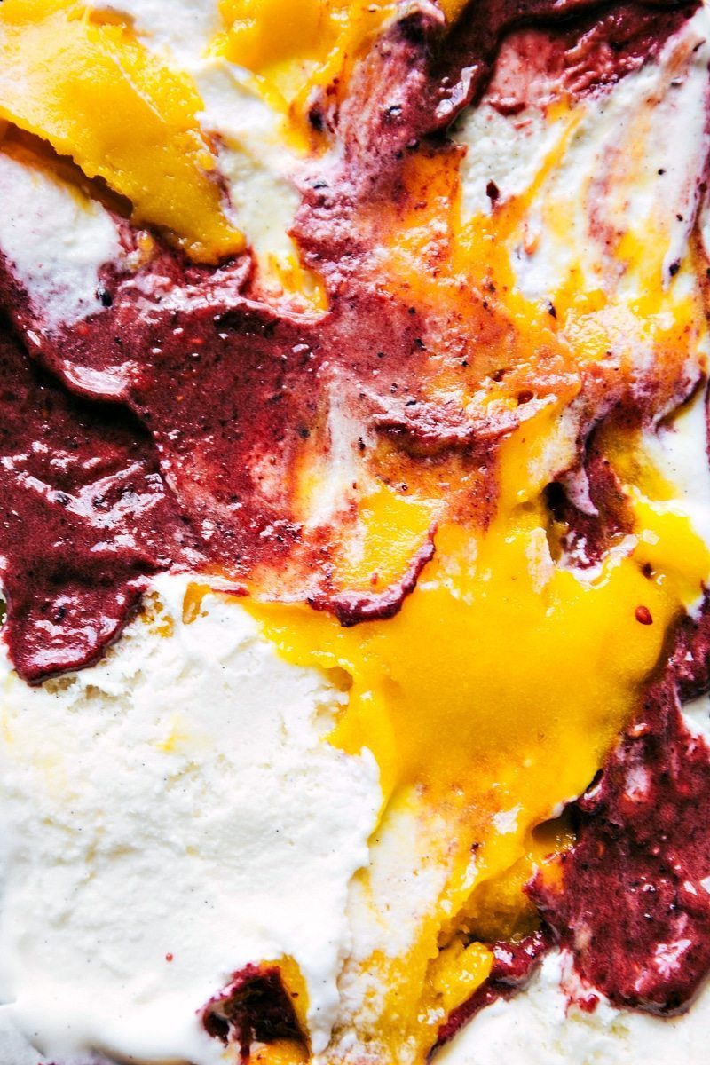 Only FIVE ingredients and a bread pan needed to make this impressive looking and beautiful dessert! Via flexfa.com