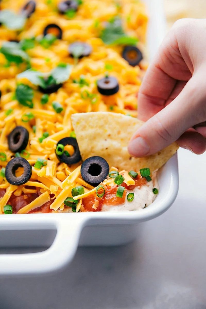 Straightforward 7 Layer Bean Dip
