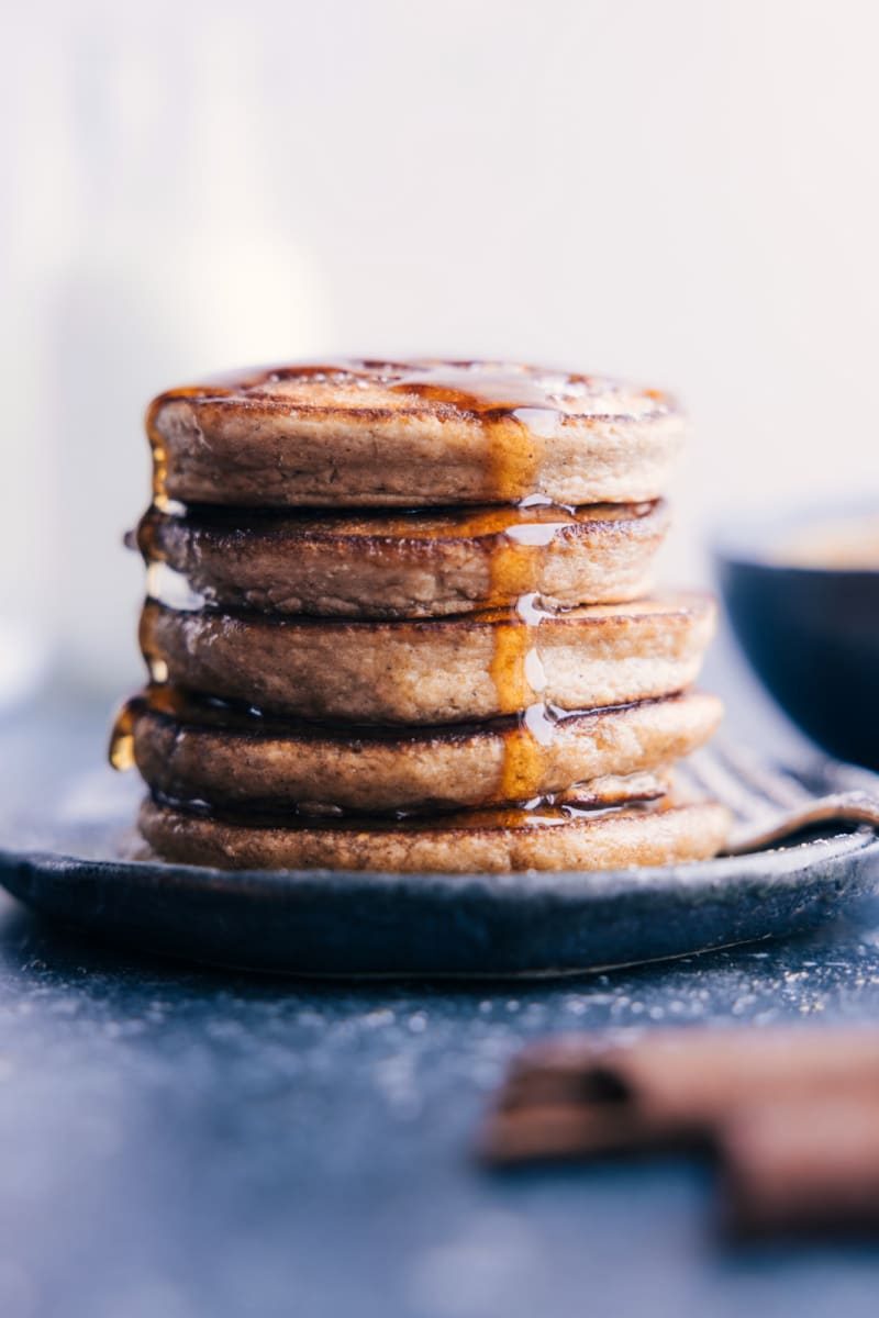 Applesauce Pancakes (Thick & Fluffy!) for Supper