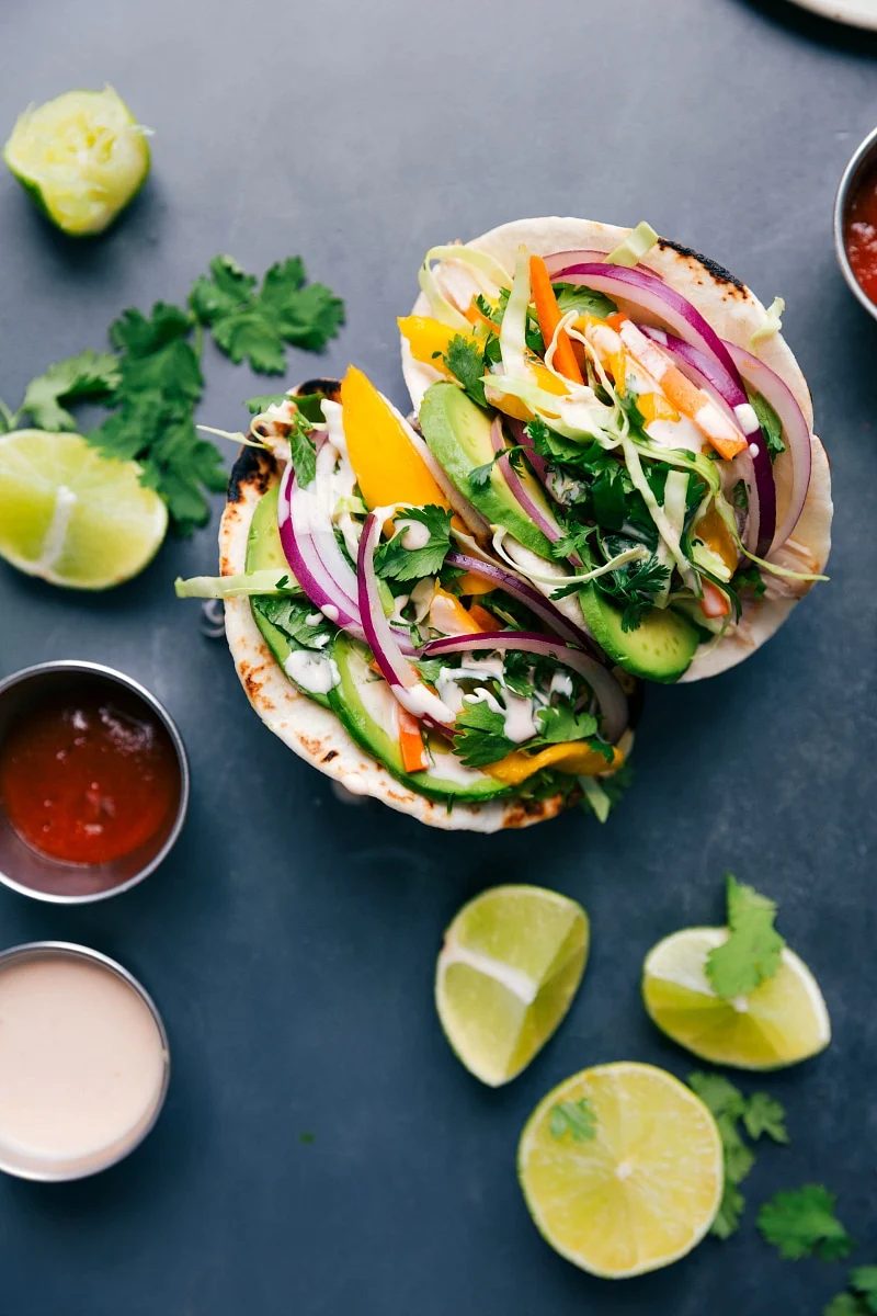 Asian Chicken Tacos for Supper