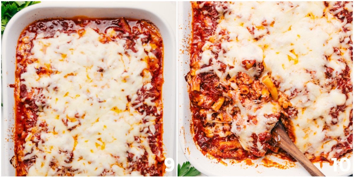 The dish being baked up to perfection.