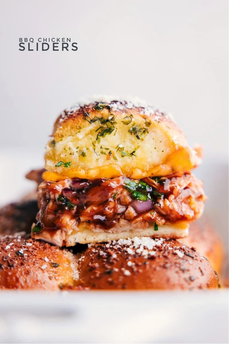 BBQ Chicken Sliders for the Table
