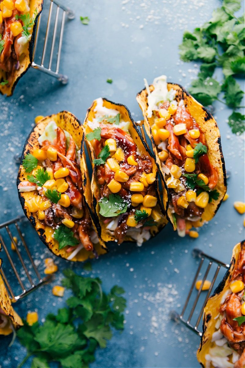 BBQ Chicken Tacos With Slaw for Supper