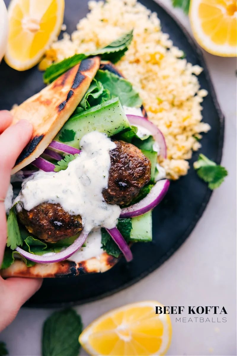 Beef Kofta Meatballs from the Pot
