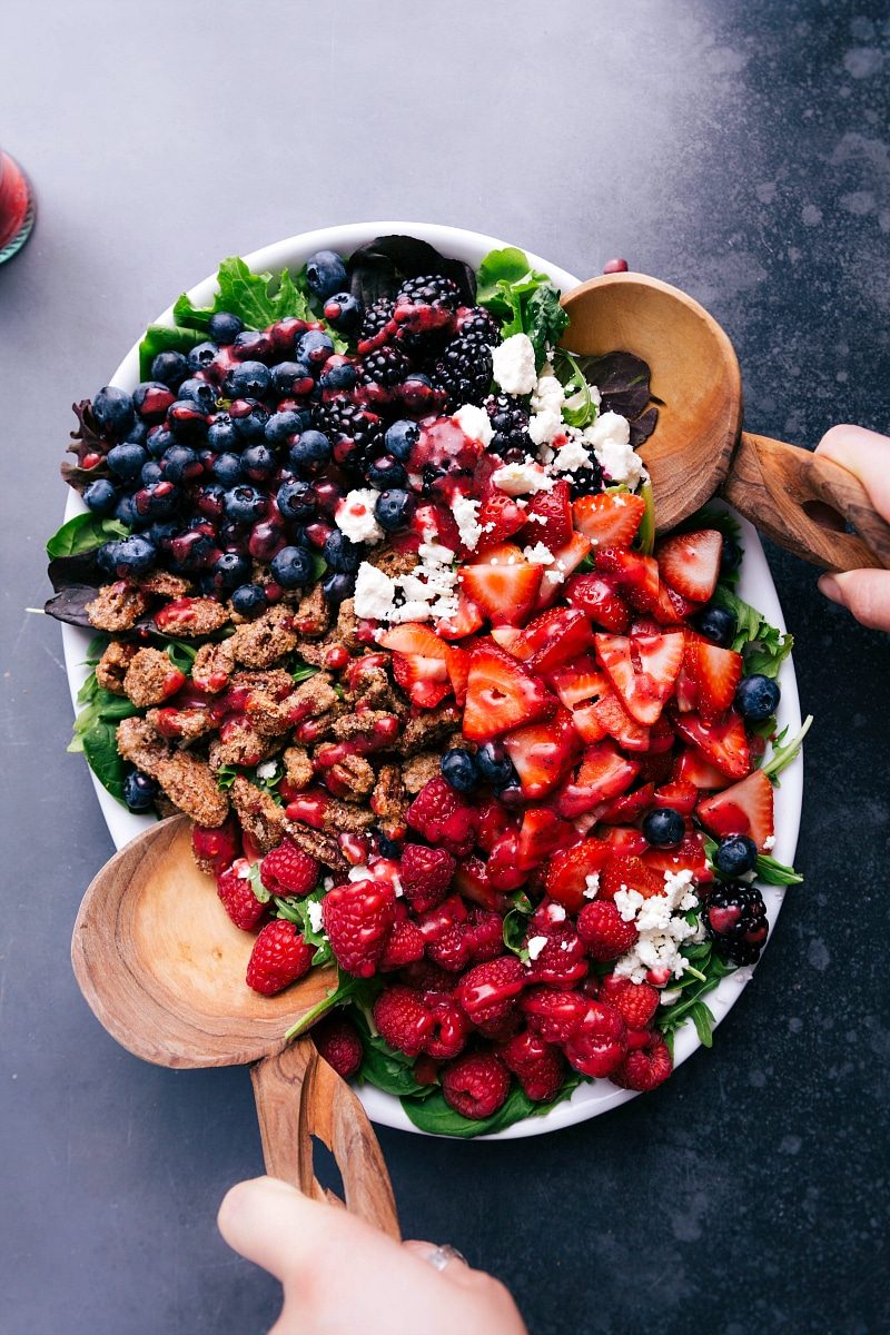 Raspberry Salad at Home