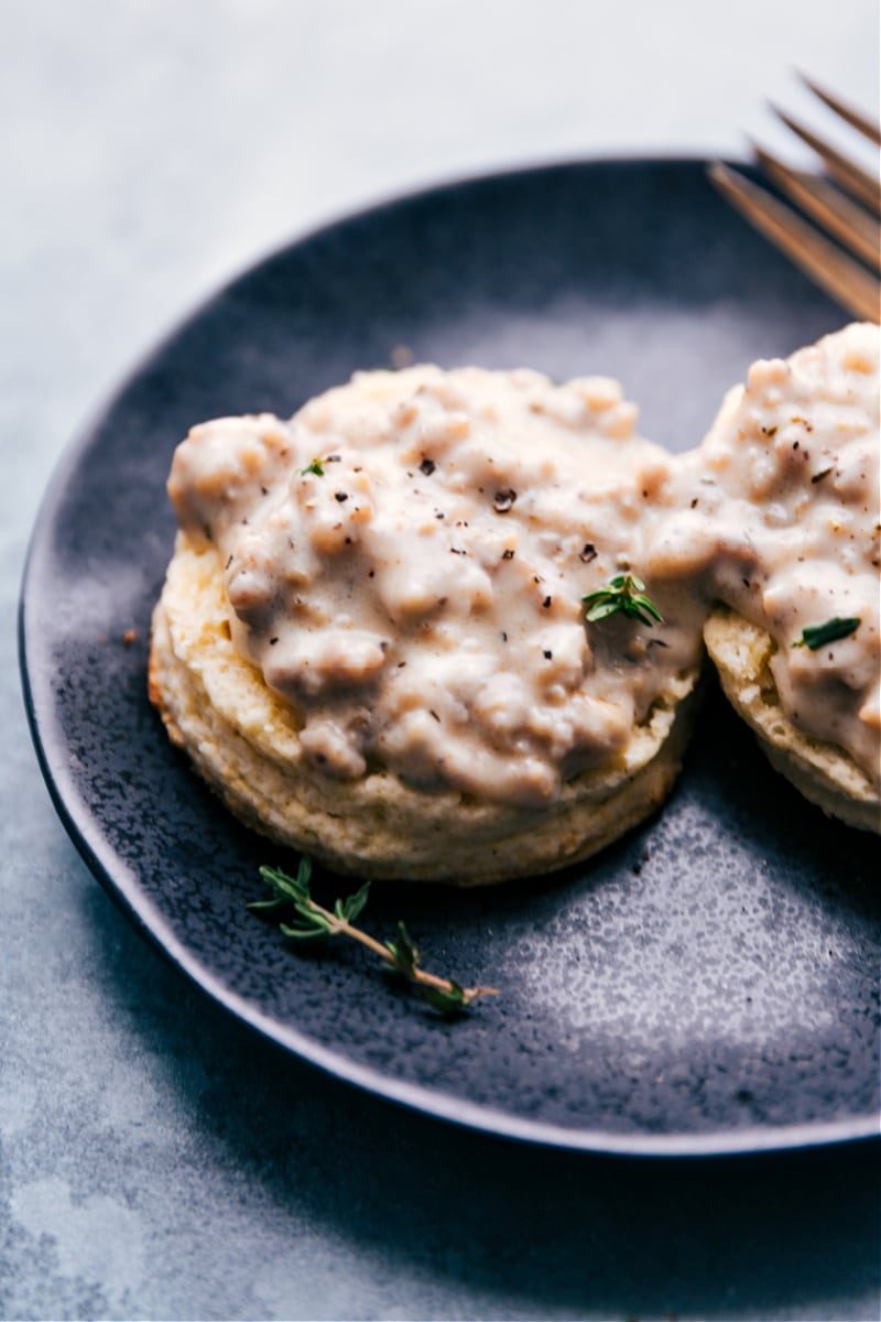 Biscuits plus Gravy