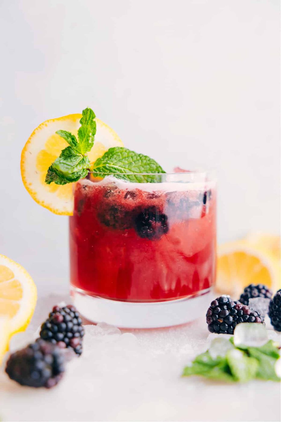 Blackberry Lemonade for the Table