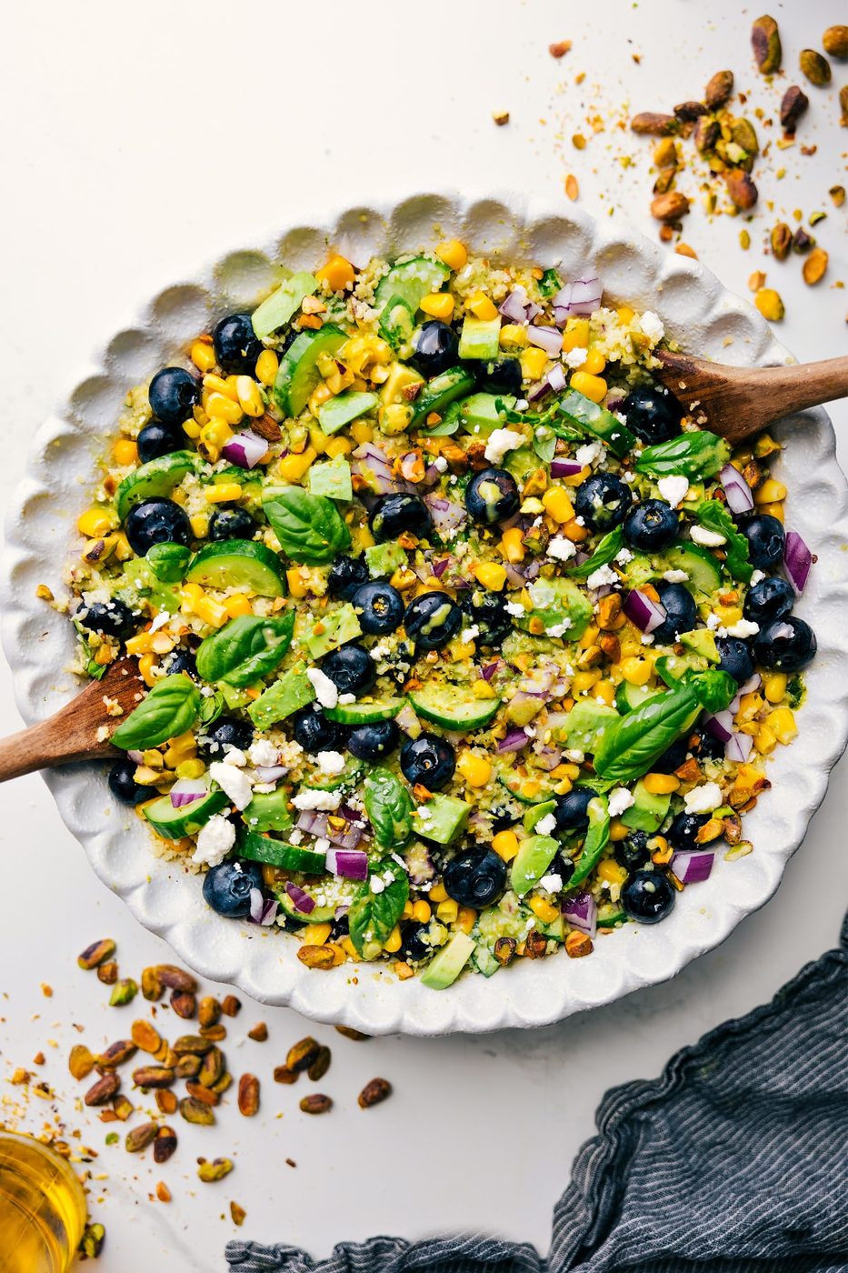Blueberry Salad from the Pot
