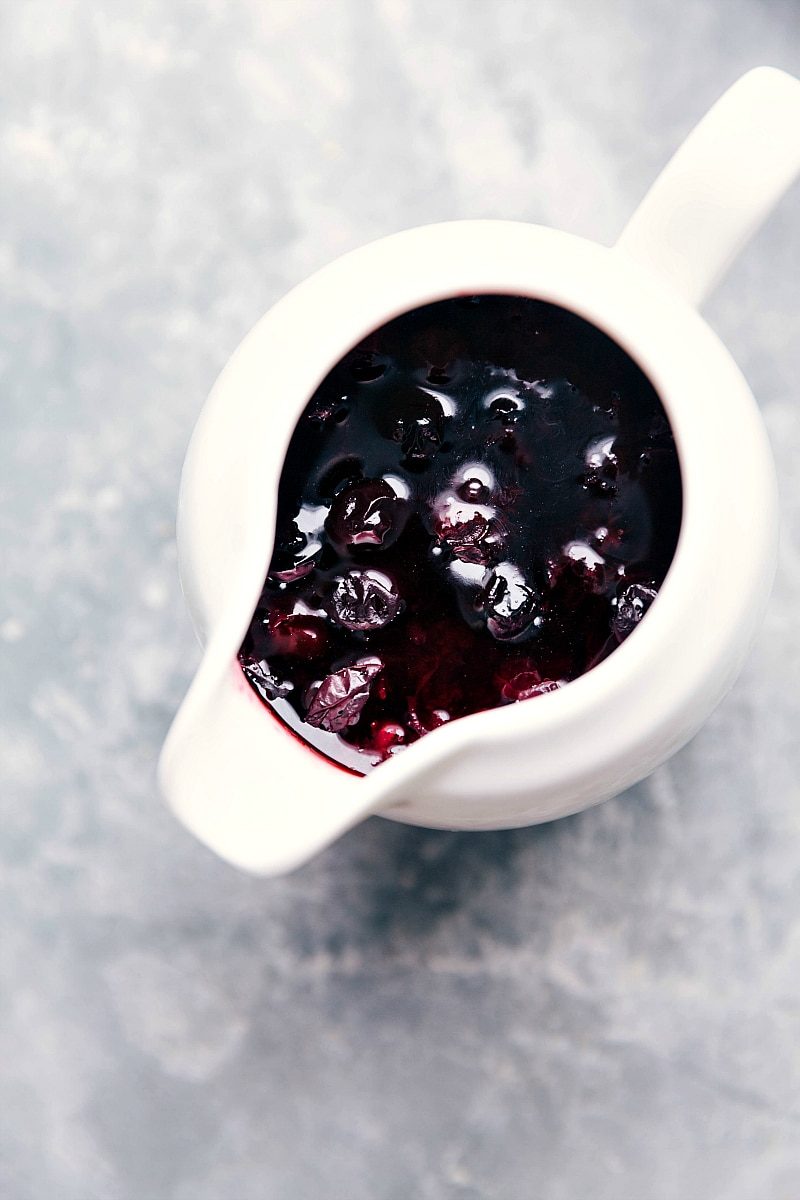 From-scratch Blueberry Syrup