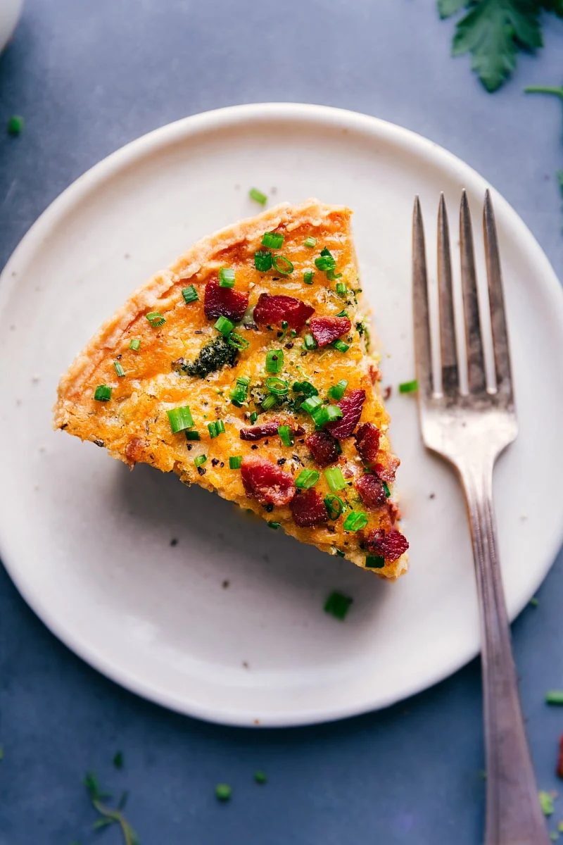 Straightforward Broccoli Cheddar Quiche