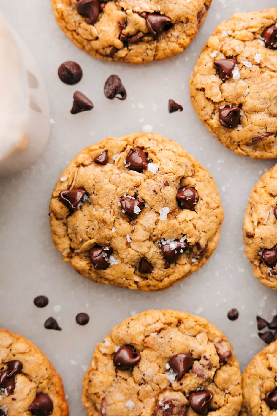 Brown Butter Oatmeal Chocolate Chip Cookies for Supper