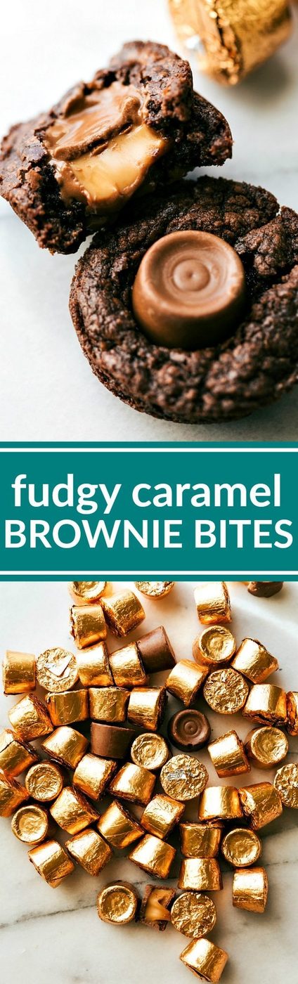 CREAM CHEESE BROWNIE CARAMEL BITES! An straightforward and ultra fudgy brownie base filled with a chocolate caramel candy. Pure caramel chocolate bliss in an straightforward to make dessert! via flexfa.com