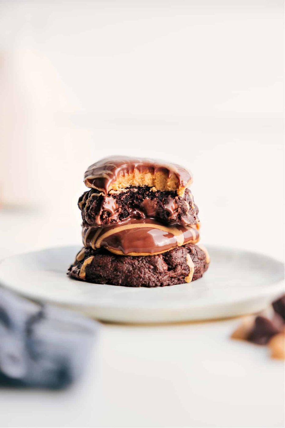 Buckeye Brownie Cookies for Supper