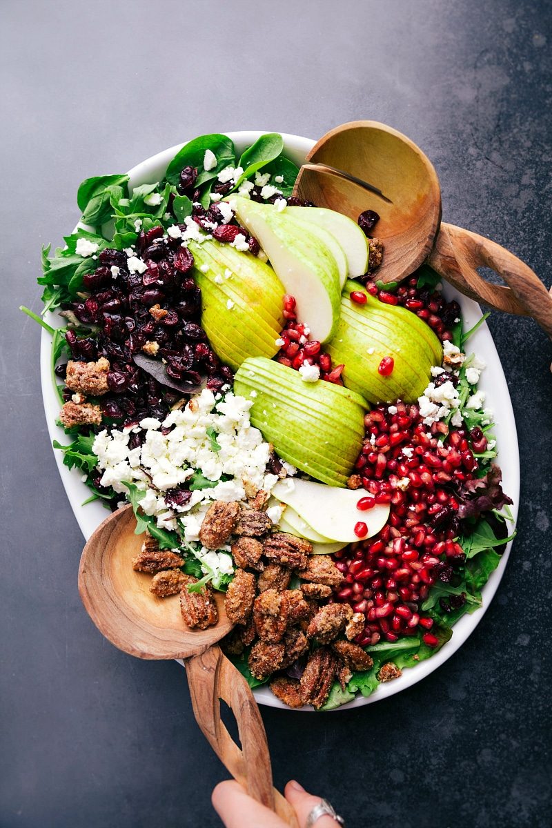 Pear Pomegranate Salad for the Table