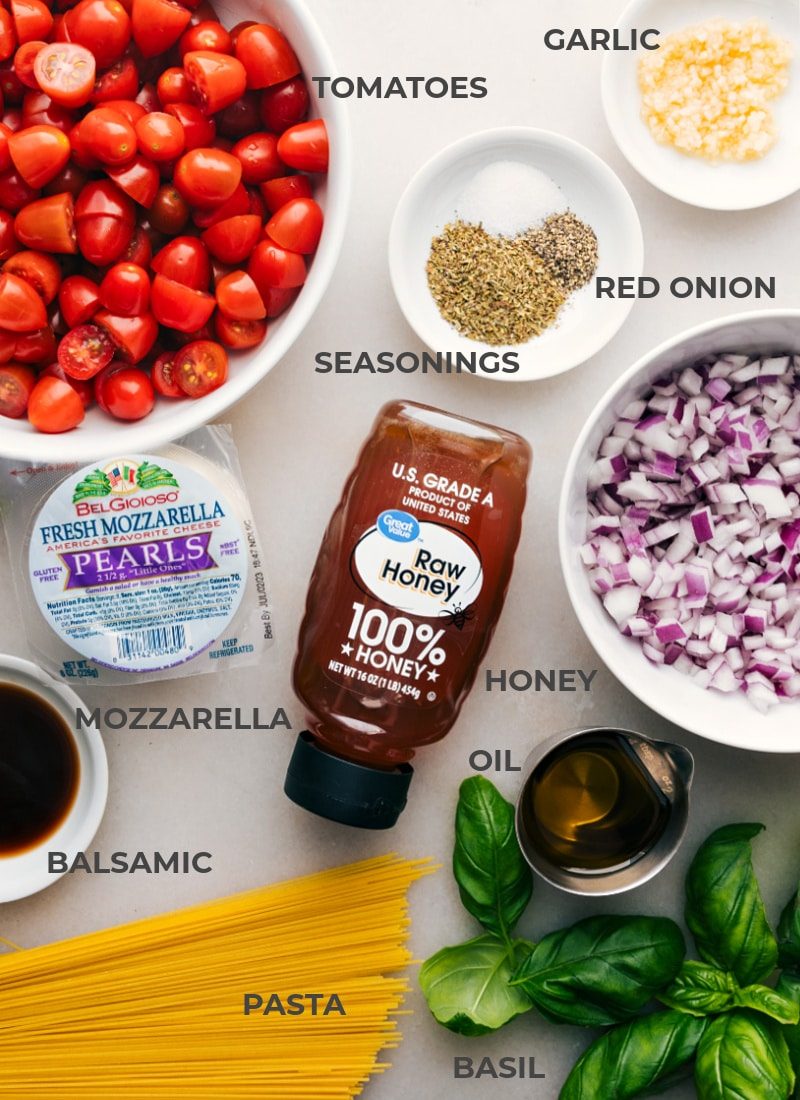 Ingredient shot-- image of all the ingredients used in this dish