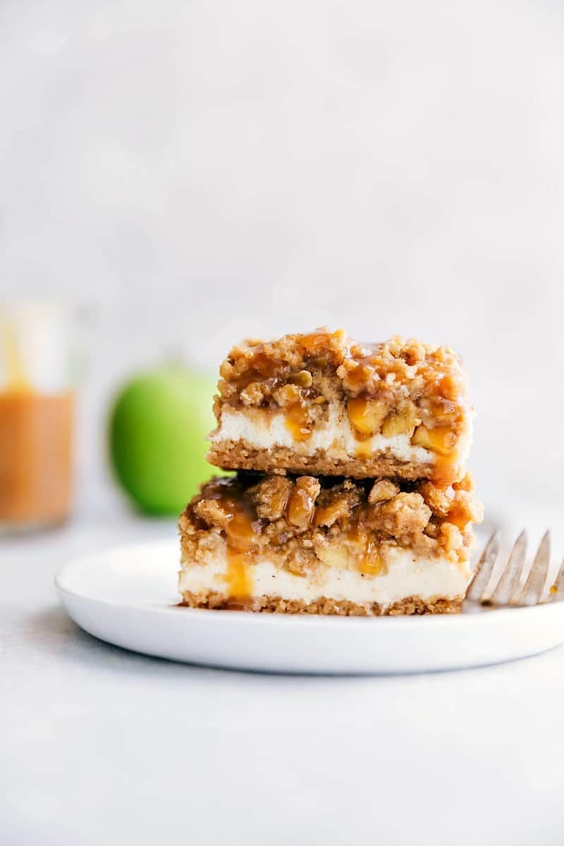 Apple Cheesecake Bars from the Pot