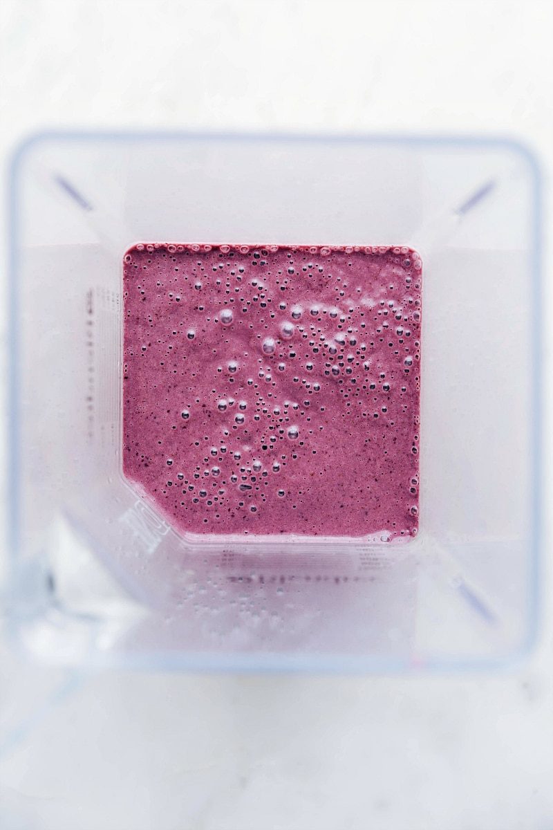 All the ingredients blended together to create a smooth and satisfying texture.