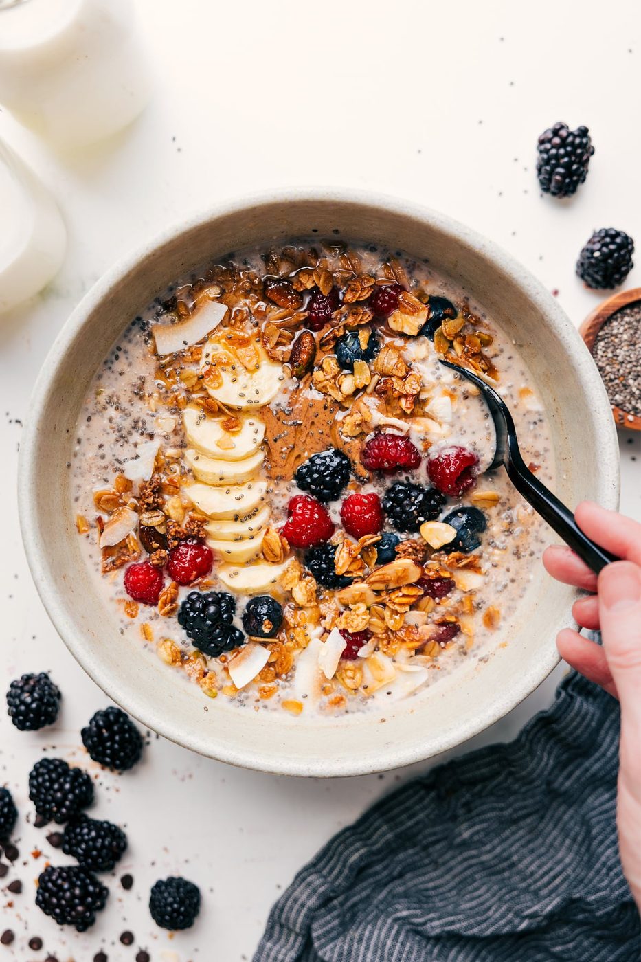 Chia Seed Overnight Oats at Home