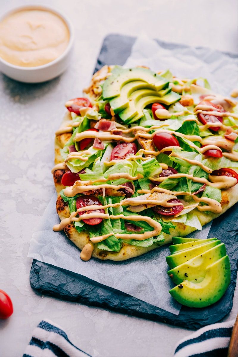 Chipotle Chicken Flatbread for the Table