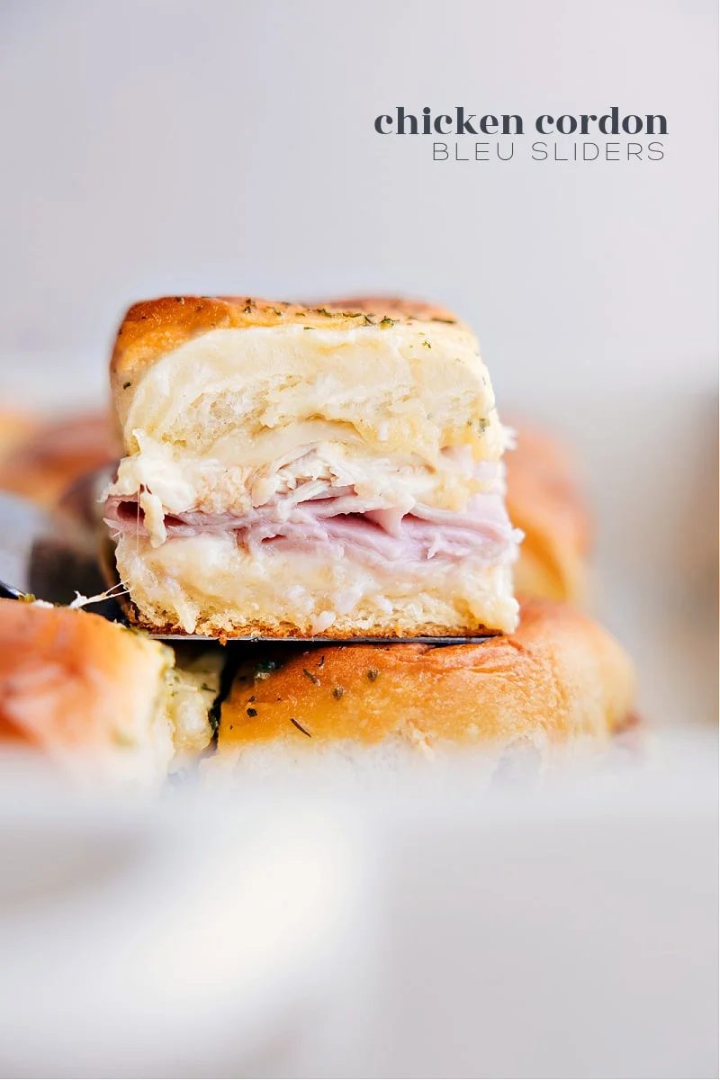 Chicken Cordon Bleu Sliders at Home