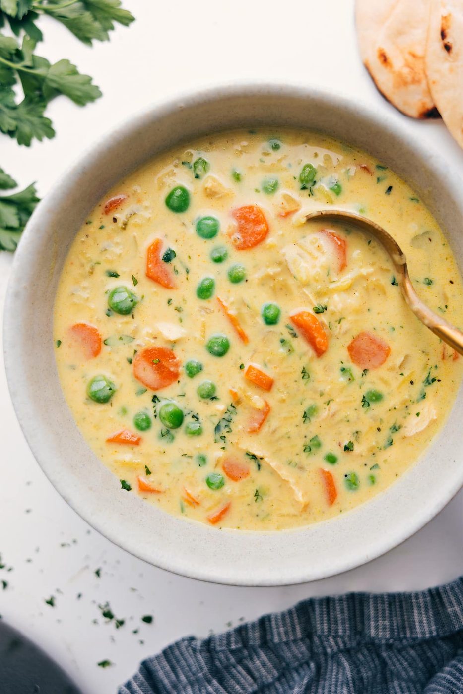 Chicken Curry Rice Soup for the Table