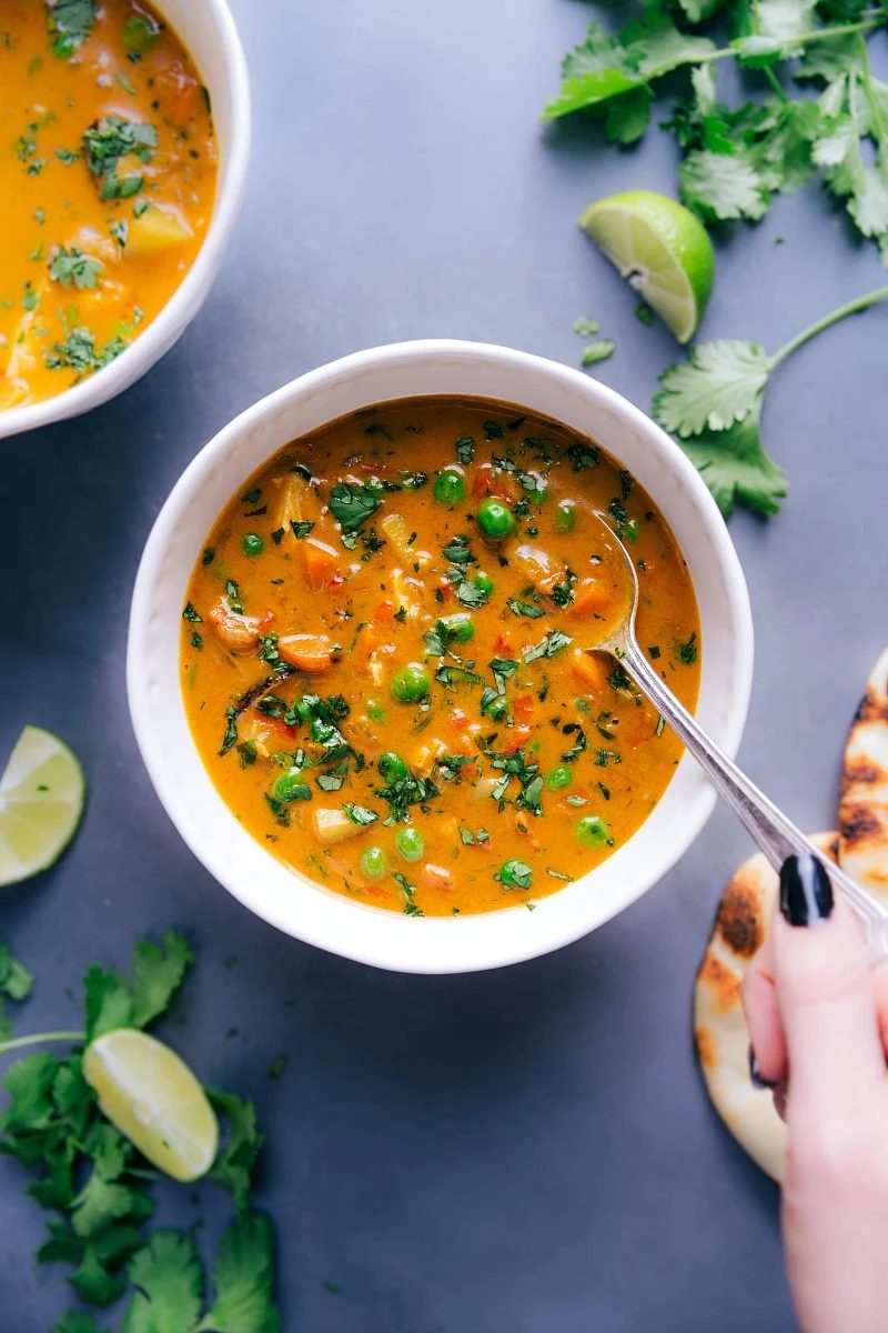 Chicken Curry Soup from the Pot