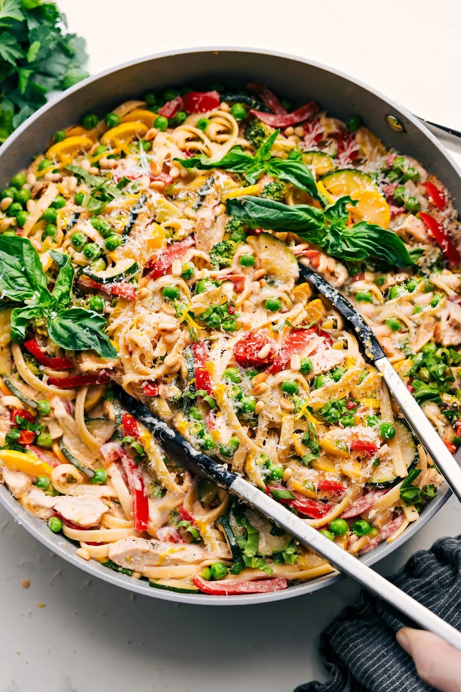 Chicken Primavera for the Table