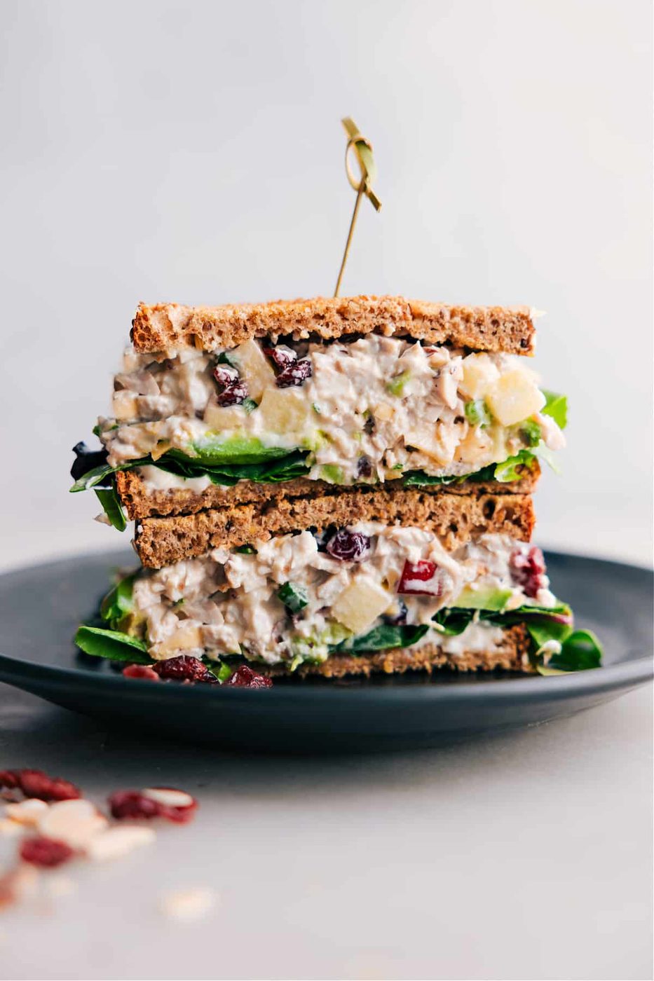 Chicken Salad alongside Apples