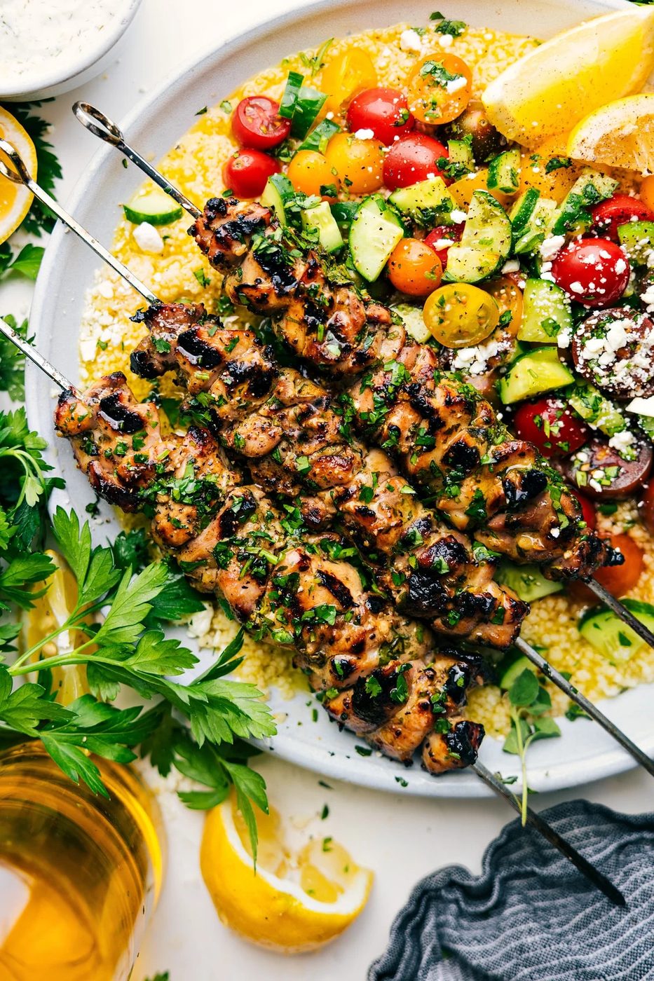Chicken Souvlaki for Supper