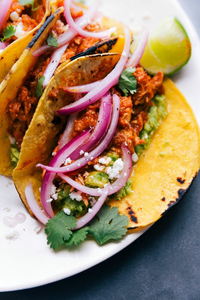 Chicken Tinga Tacos for the Table