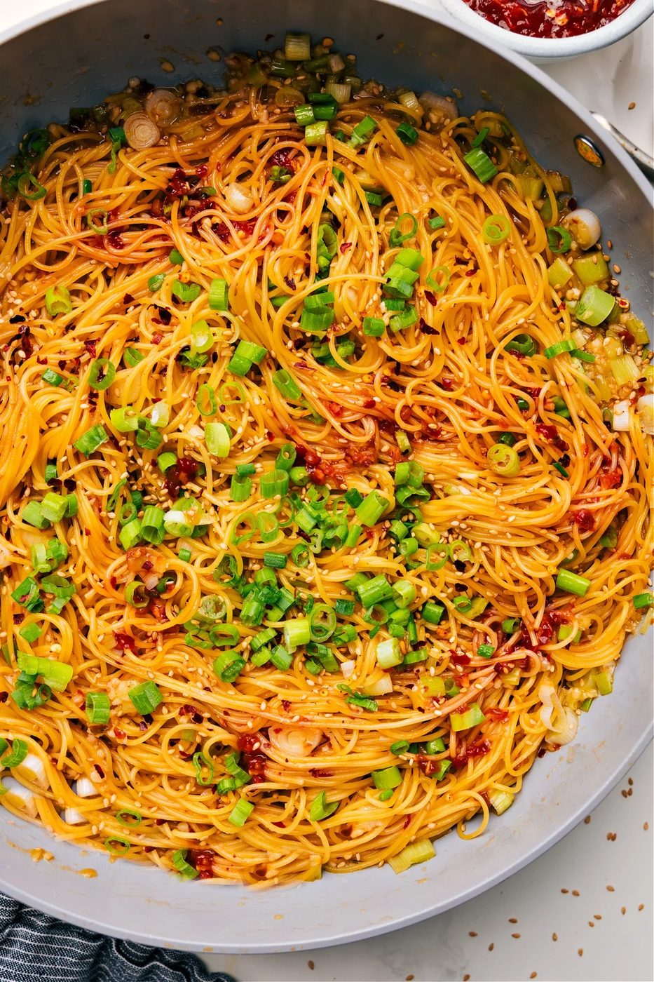 Chili Garlic Noodles for Supper