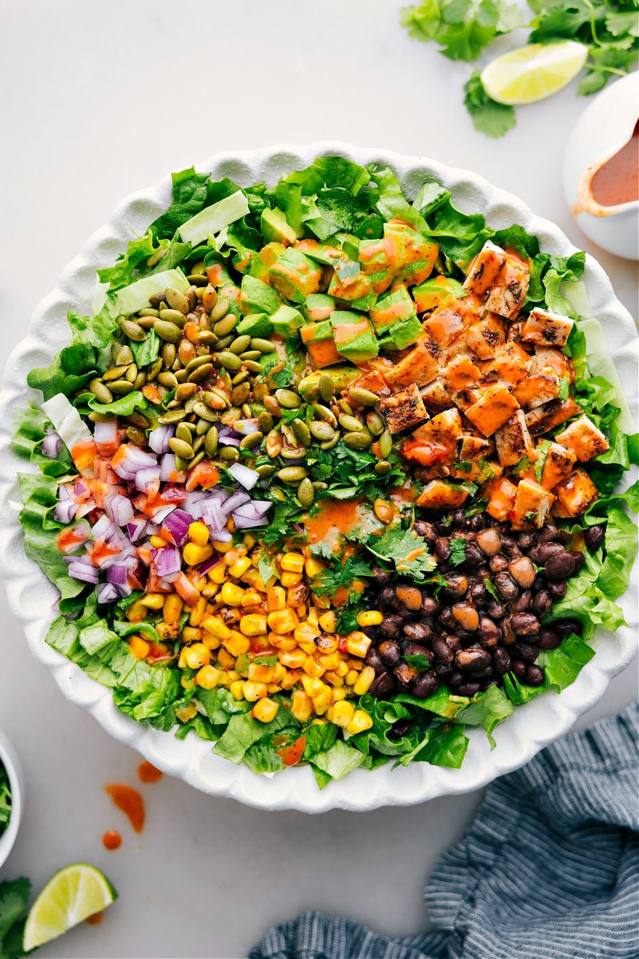 Chipotle Chicken Salad for the Table