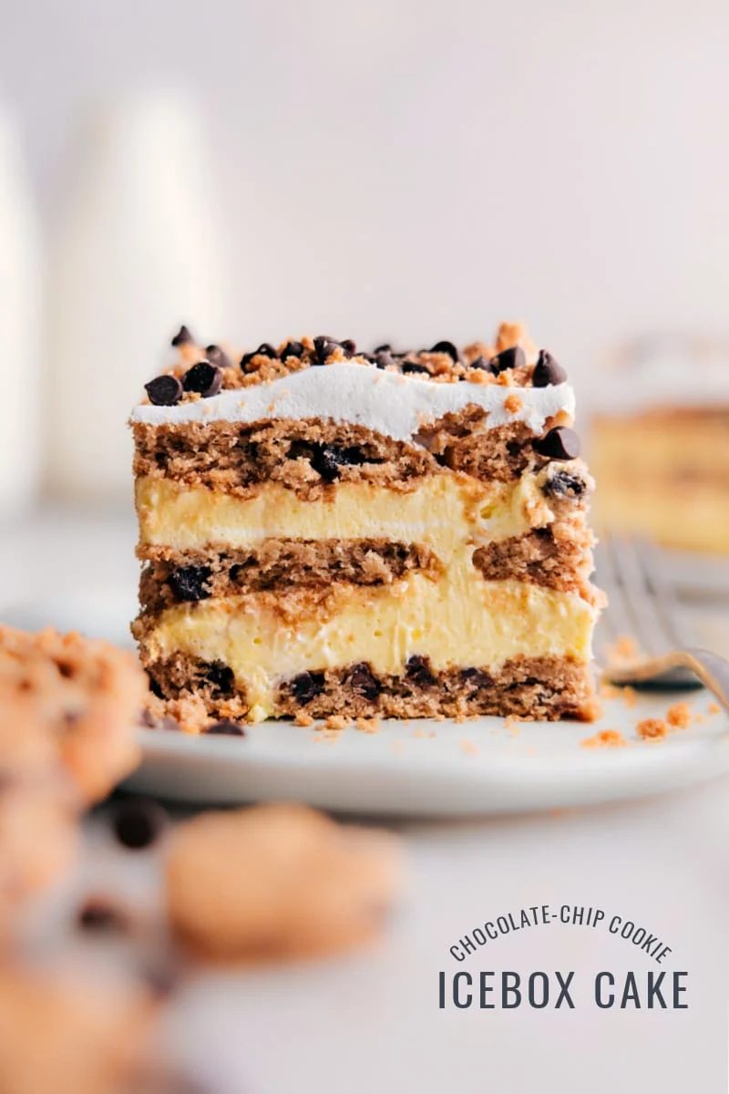 Chocolate Chip Cookie Icebox Cake at Home
