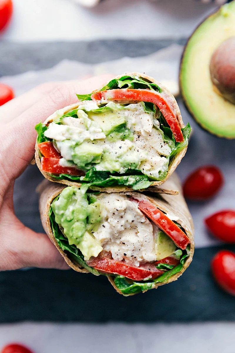 Chicken Salad Wrap from the Pot