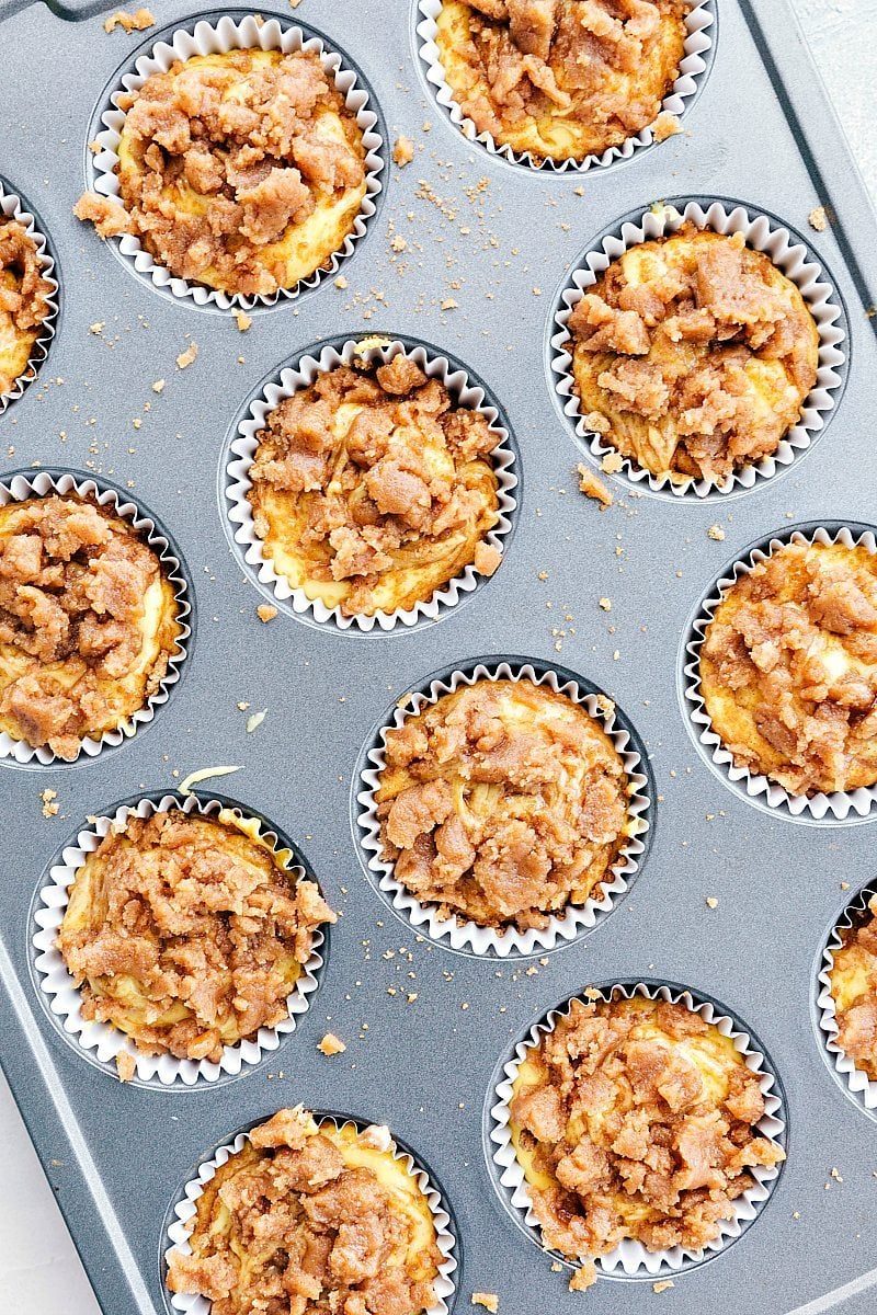 The topping for Cinnamon Roll Cupcakes