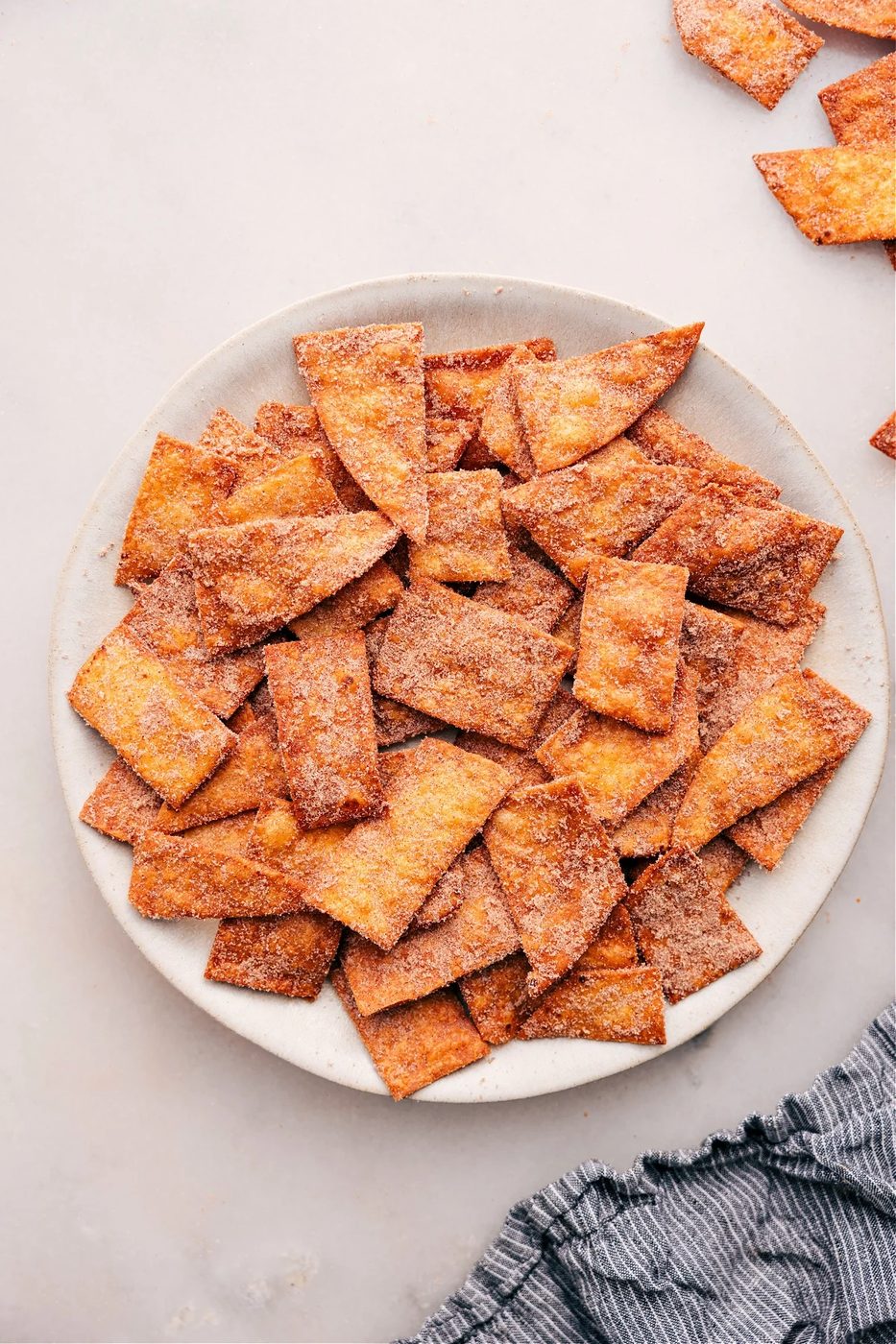 Cinnamon Sugar Chips from the Pot