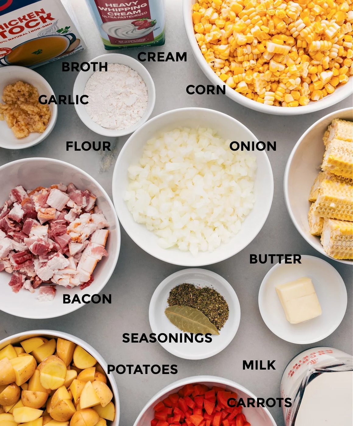Prep all the ingredients in this recipe for straightforward assembly.