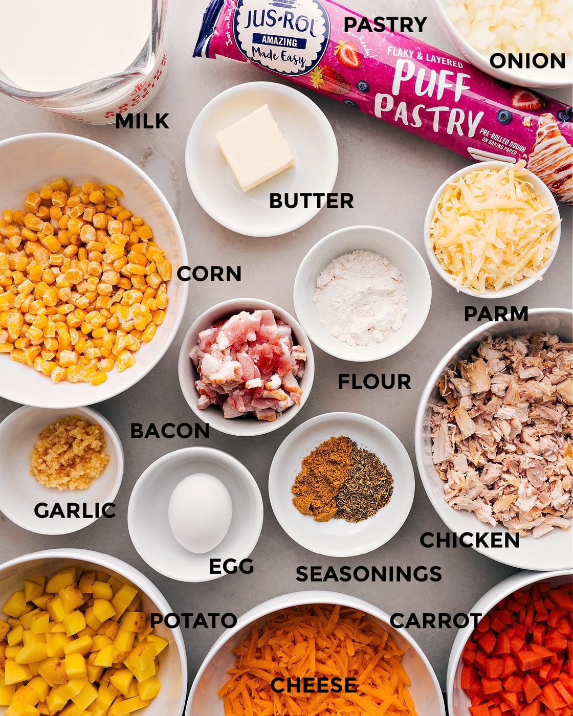 All the ingredients in this dish are prepped for straightforward assembly.