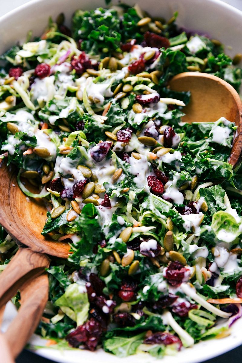 Costco Kale Salad for Supper