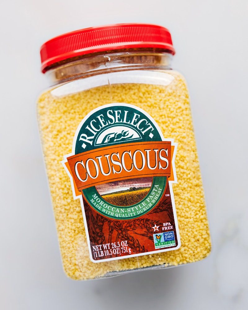 The couscous used in this recipe.