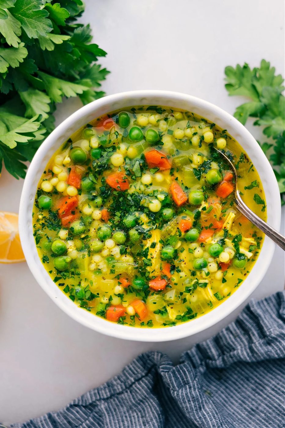 Couscous Soup (Cold-Buster!) for the Table