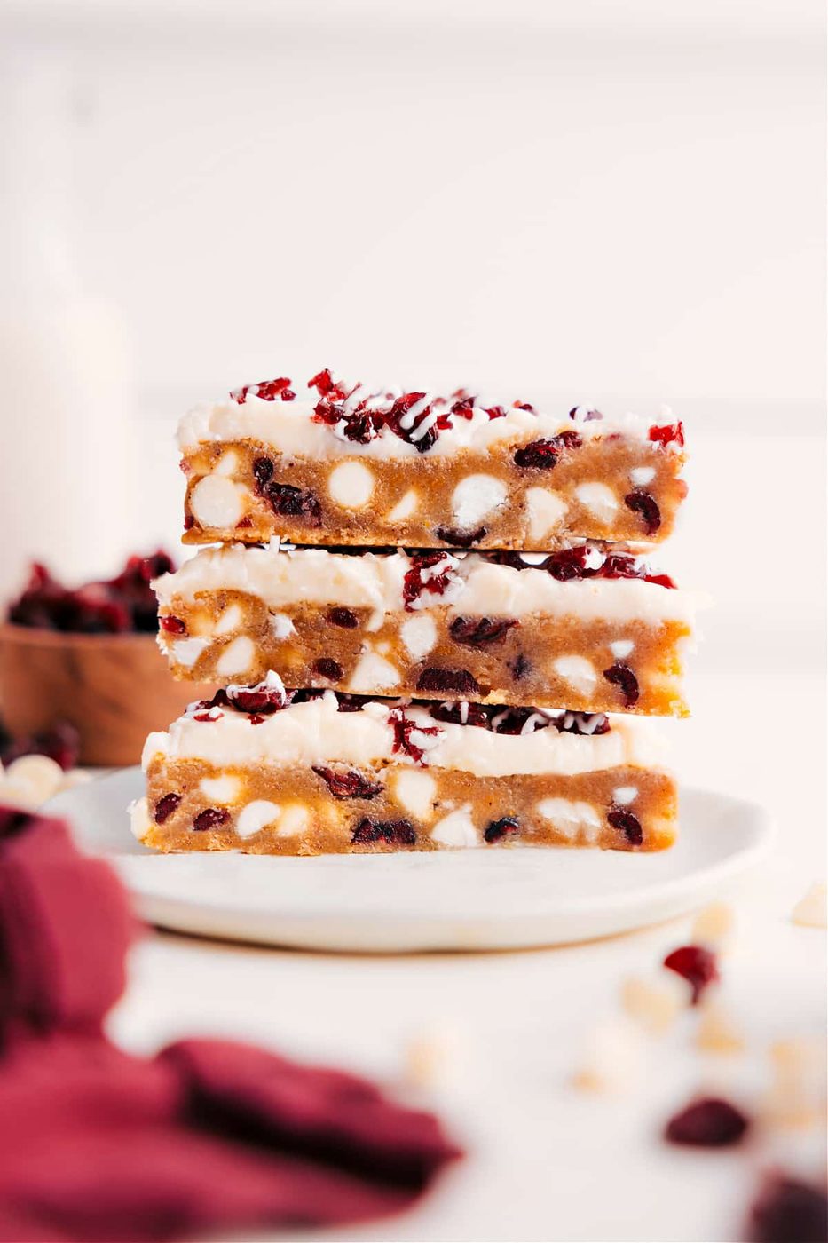 Cranberry Bliss Bars from the Pot