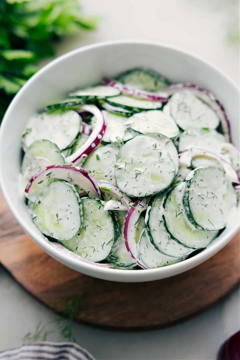 Creamy Cucumber Salad