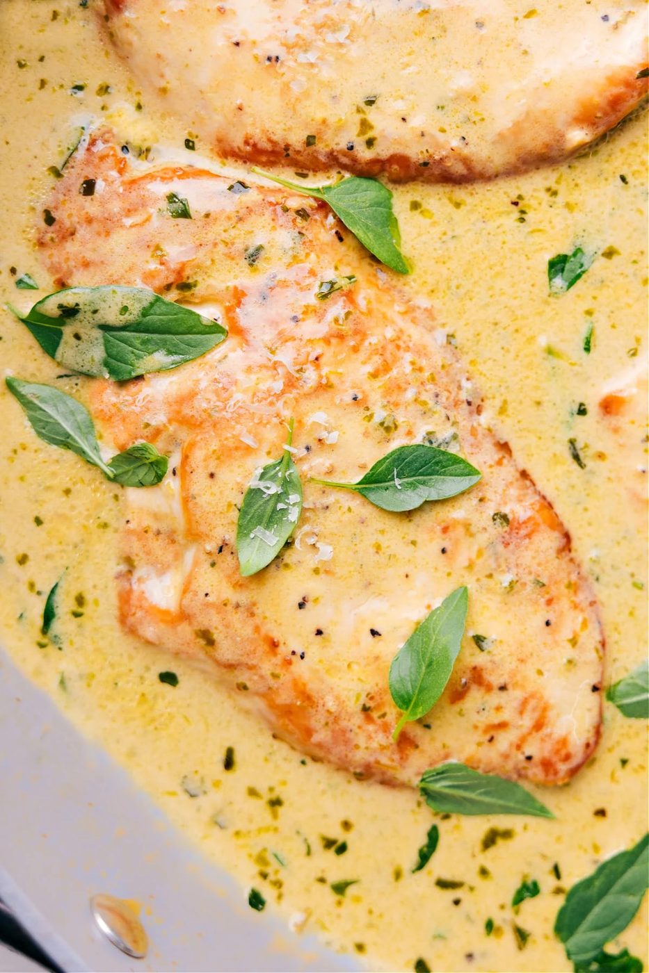 Creamy Pesto Chicken at Home