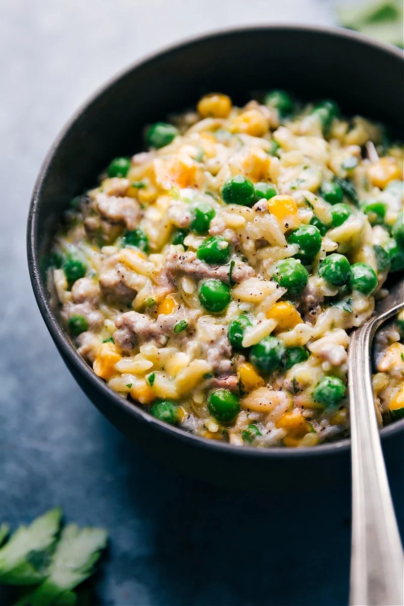 Creamy Pesto Orzo (30 Minutes; ONE Pot!) from the Pot